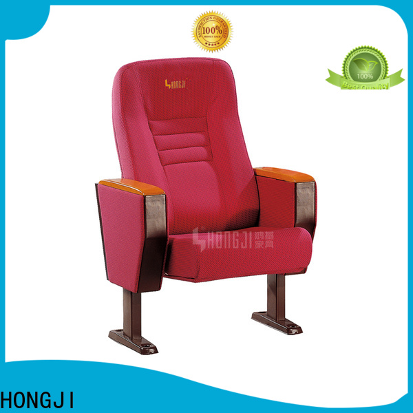 HONGJI high-end leather theater seats supplier for office furniture