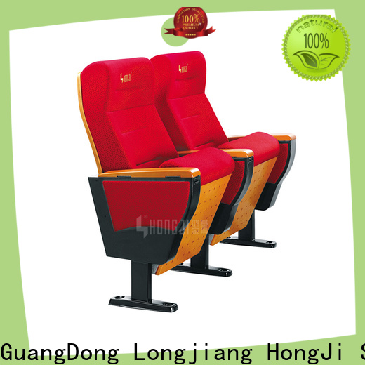 HONGJI excellent stackable auditorium chairs manufacturer for cinema