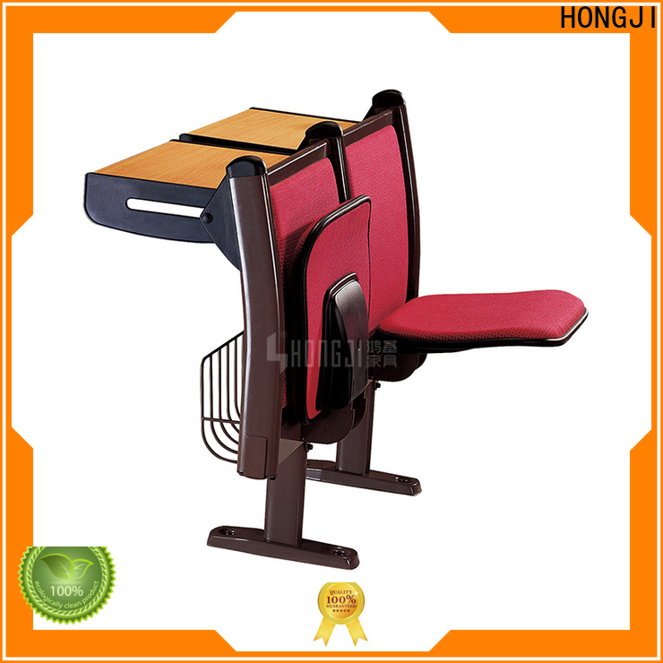 HONGJI ISO9001 certified wooden school desk factory fpr classroom