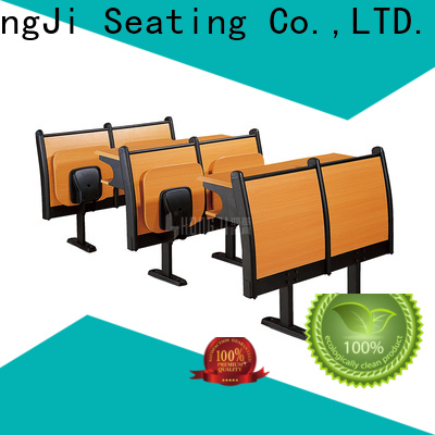 ISO14001 certified school desk and chair set wooden for university