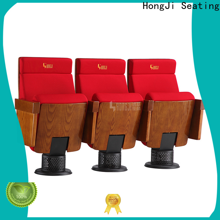 HONGJI unparalleled leather theater seats supplier for student