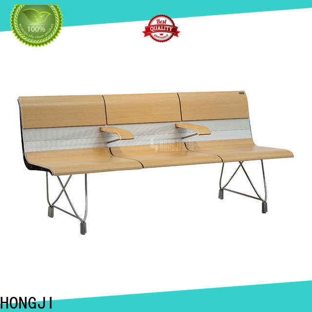 HONGJI h63b4t waiting room bench seating public seating solution for bank