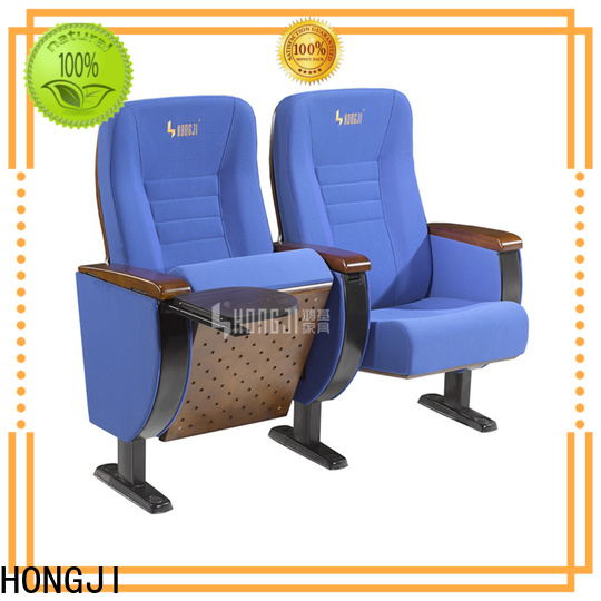 HONGJI newly style real theater seats manufacturer for cinema