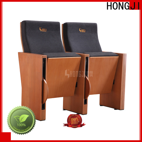 HONGJI outstanding durability red theater seating manufacturer for university classroom