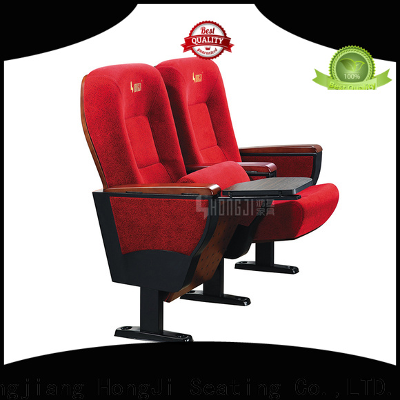 HONGJI newly style two seat theater seating supplier for student