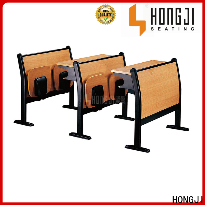 HONGJI ISO9001 certified school desk chair combo factory for university