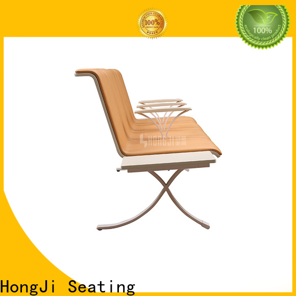 HONGJI h63b4ft reception room chairs fine workmanship for travel terminal