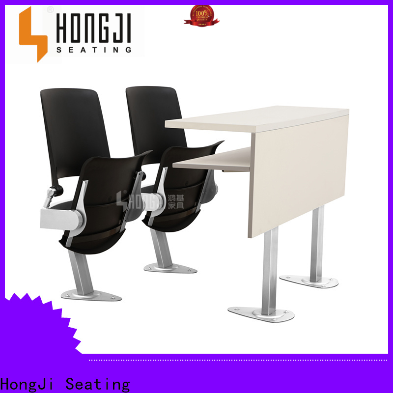 HONGJI tc905a wooden school desk manufacturer for university