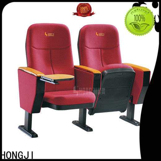 HONGJI elegant red theater seating manufacturer for office furniture