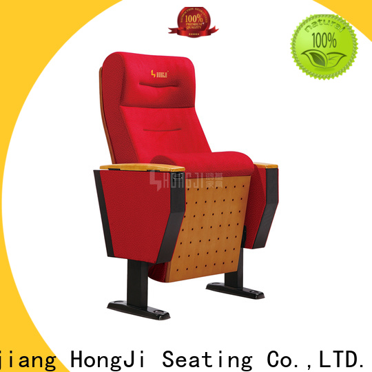 HONGJI high-end two seat theater seating factory for university classroom