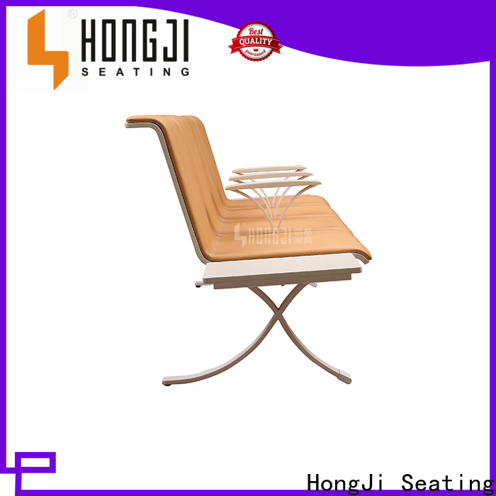 durable in use stainless steel waiting chair h63b4t design for hosiptal