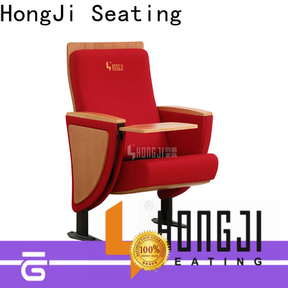 outstanding durability red leather theater seats high-end factory for office furniture