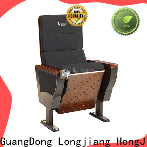 HONGJI outstanding durability auditorium theater seating factory for sale