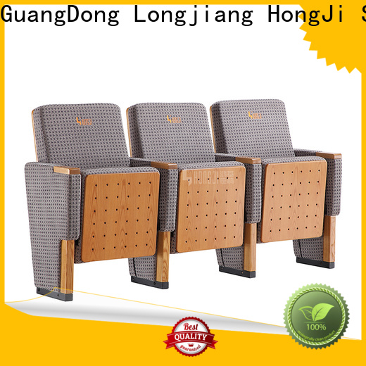 HONGJI unparalleled real leather theater seating manufacturer for university classroom