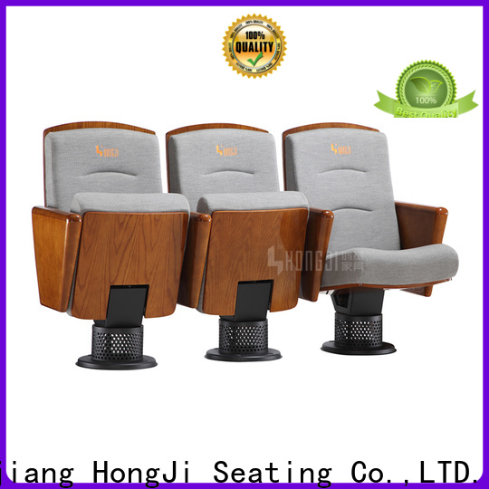 HONGJI newly style auditorium chair design manufacturer for sale