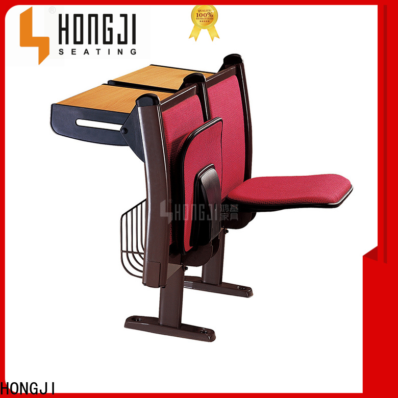 HONGJI ISO9001 certified student desk and chair factory for university