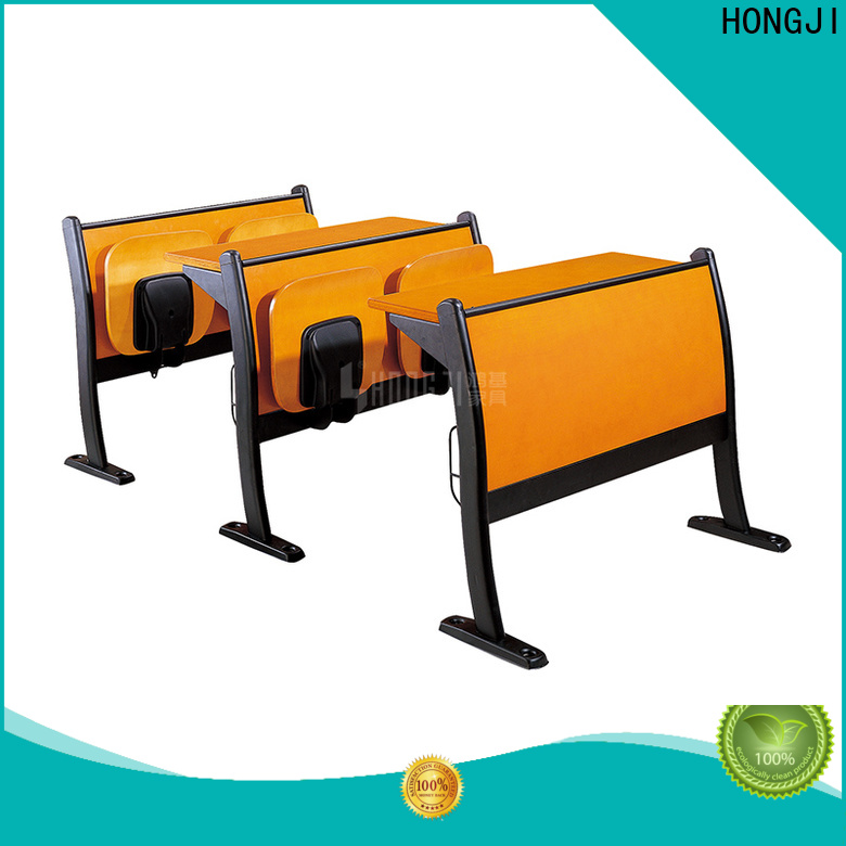 HONGJI ISO14001 certified class desk factory for school