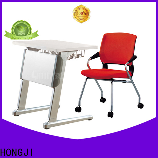 HONGJI movable office desk furniture from China for school