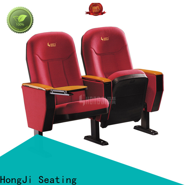 red leather theater chairs high-end supplier for student