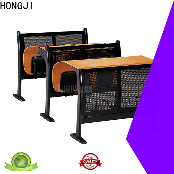 HONGJI ISO14001 certified school desk dimensions manufacturer for high school