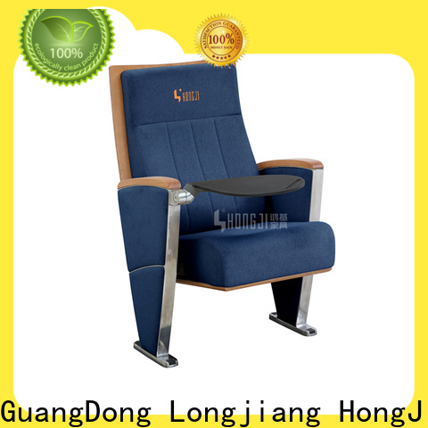 HONGJI newly style real theater seats factory for cinema