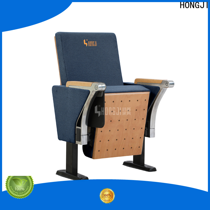 HONGJI unparalleled soft leather theater chairs manufacturer for sale