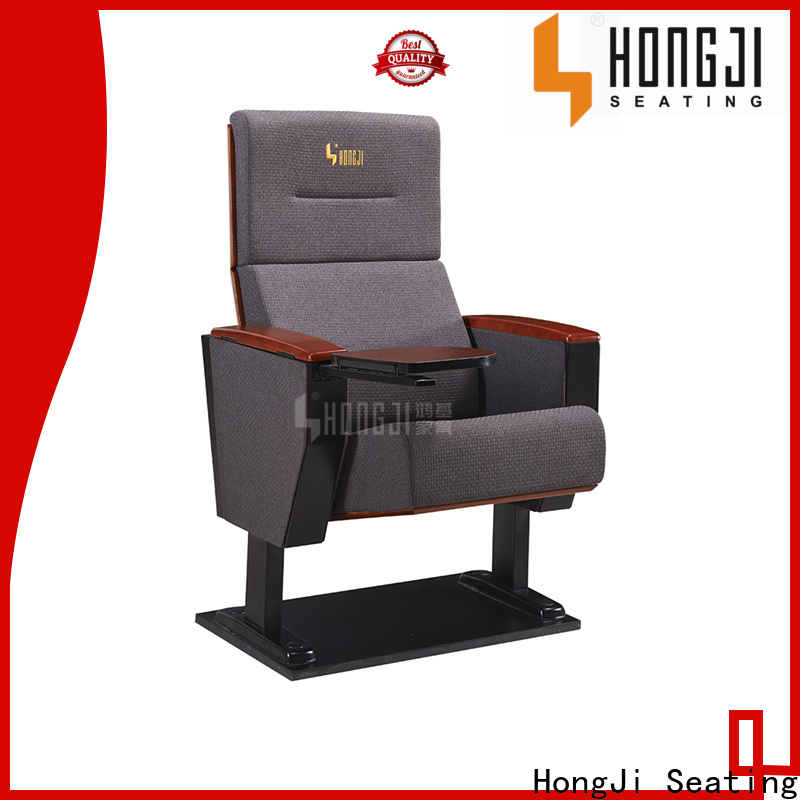 HONGJI outstanding durability 3 seat theater seating manufacturer for university classroom