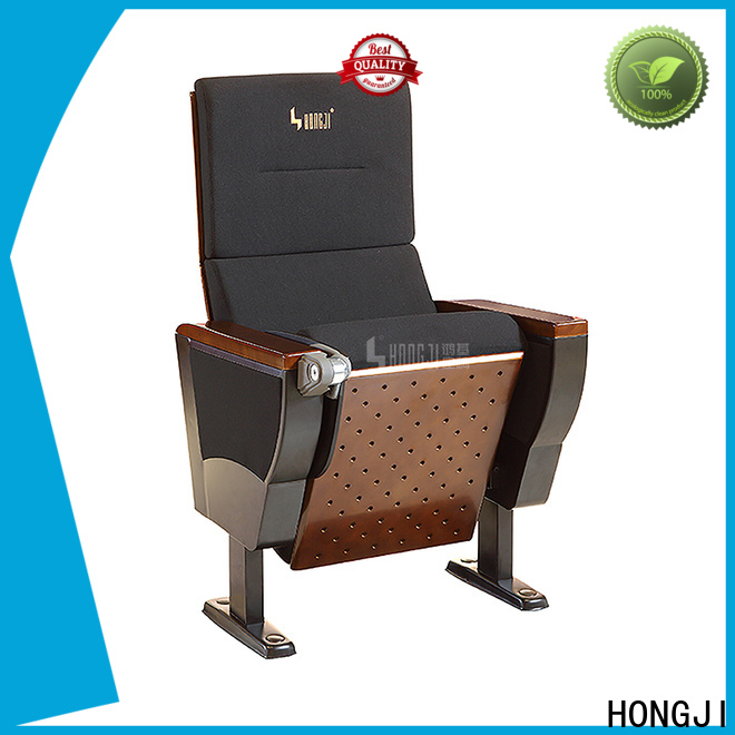 HONGJI high-end 3 seat theater chairs supplier for university classroom