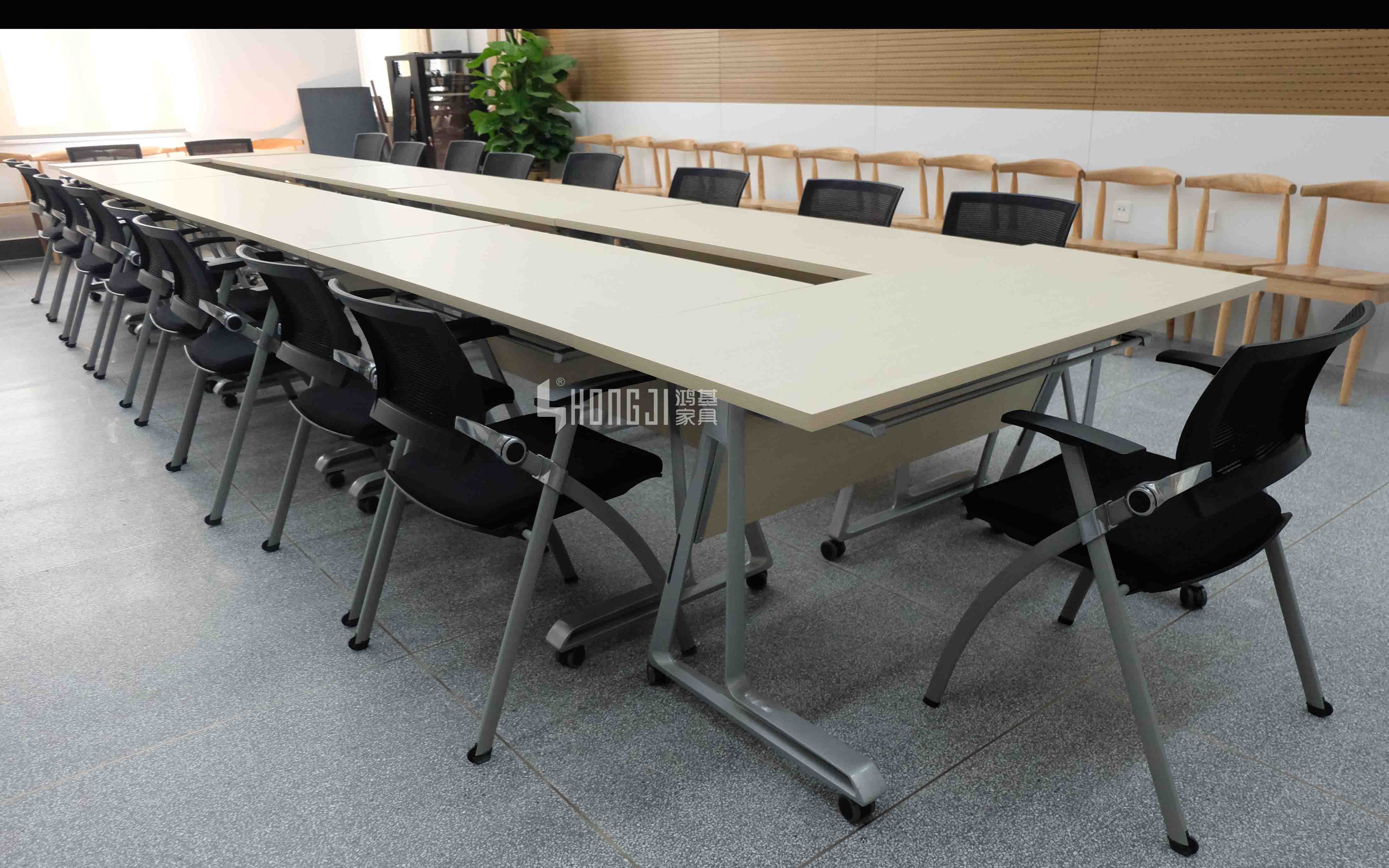 HONGJI super quality white office furniture factory for school-14