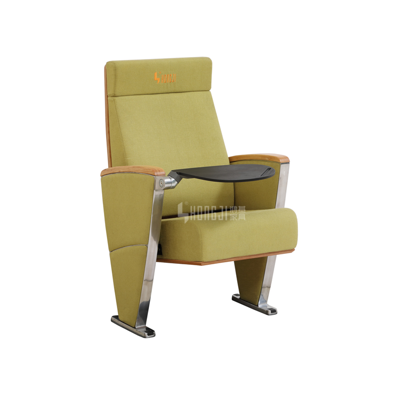 2019 hot sale aluminum auditorium seat with ABS writing board HJ9937