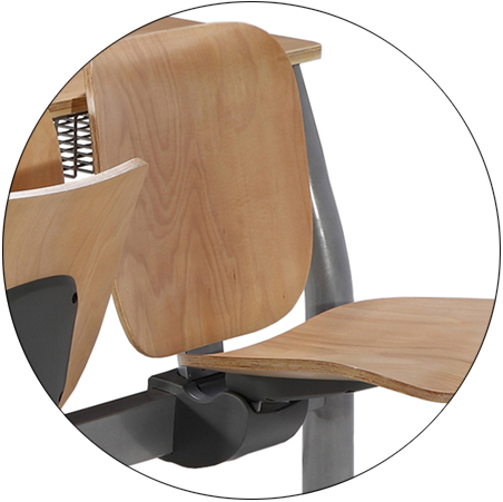 HONGJI ergonomic elementary school chairs manufacturer fpr classroom