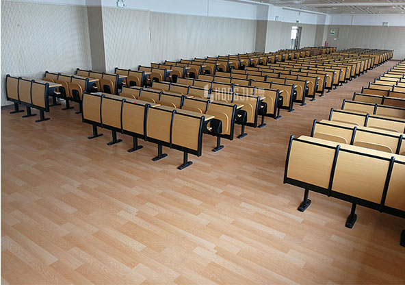 ISO14001 certified school desk and chair set wooden for university