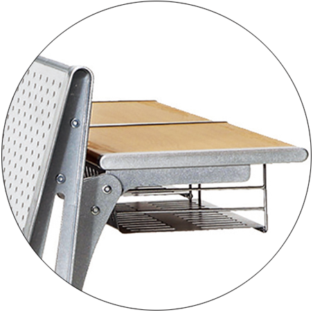 HONGJI ISO14001 certified student chair supplier for university