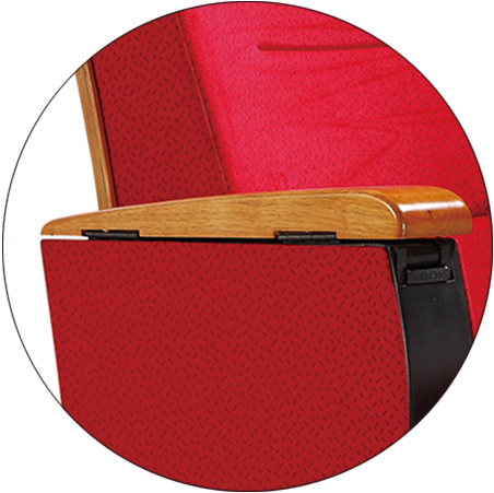 high-end red leather theater seats factory for office furniture HONGJI