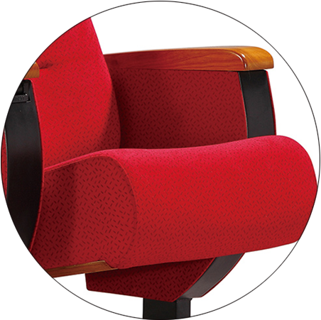 high-end red leather theater seats factory for office furniture HONGJI