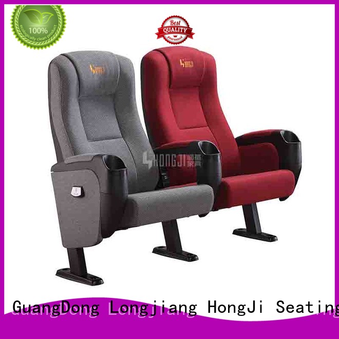 2018 Hot sale Hongji seating cinema chairs cinema with USB connection HJ9963