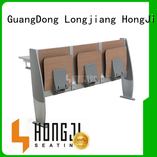 HONGJI ISO14001 certified school desk and chair set for university