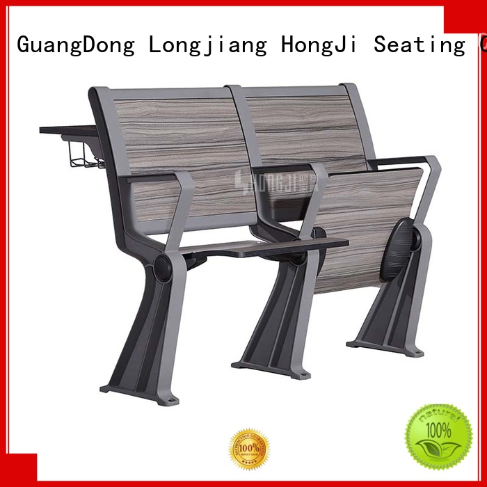 HONGJI tc905a classroom chair with desk supplier for university