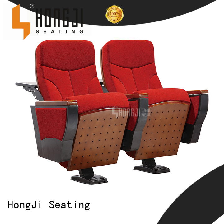 HONGJI 2 seat theater chairs factory for cinema