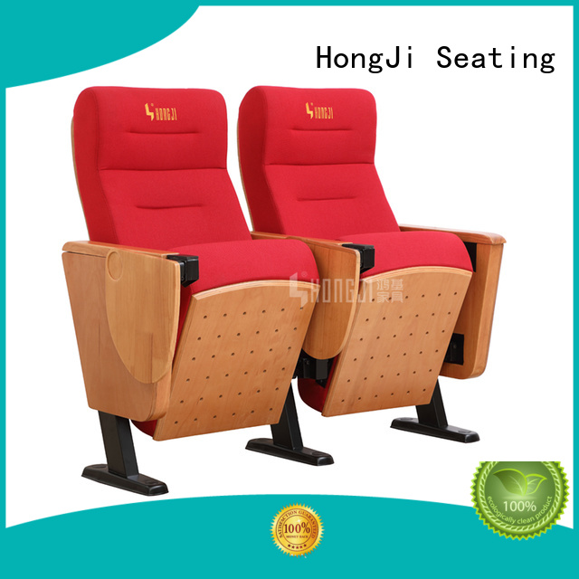 HONGJI excellent leather theater seats manufacturer for university classroom